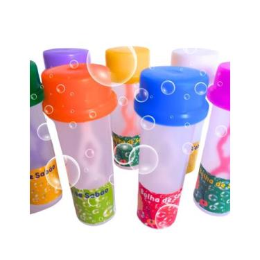 Imagem de 5 Tubo Tubete Para Bolha de Sabão Brinquedo Infantil Para Kit Festa Le