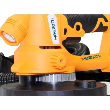 Imagem de Lixadeira de Parede Motor Monofásico 60hz 800W MLP800H Menegotti, 220V