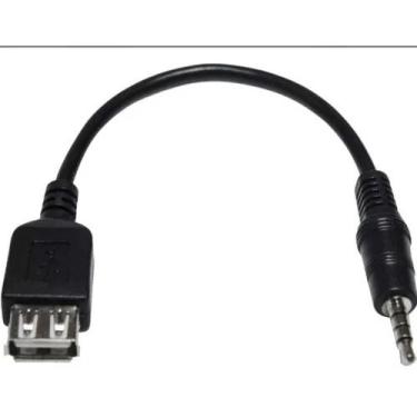 Imagem de Cabo Áudio Otg P2 X Usb Fêmea 0,15 Cm - cable conex