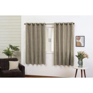 Imagem de Cortina 2 Metros Com Varão Incluso 2,80 x 1,70 Tecido Suede Prime - Ar