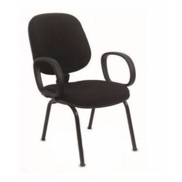 Imagem de Cadeira Fixa Diretor Fire - Maiart, Tecido J.Serrano, Preto