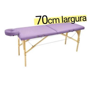 Imagem de Maca Legno Largura 70cm Portátil, Reforçada, Capacidade 300Kg - Altura