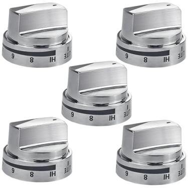 Imagem de EIOLWJIEO Puxador de fogão AEZ73453509 substituições para maçanetas de fogão LG, AEZ72909008 AP5669773 2347547, puxador de forno de fogão para LG LRG3091ST LDG3016ST etc, pacote com 5