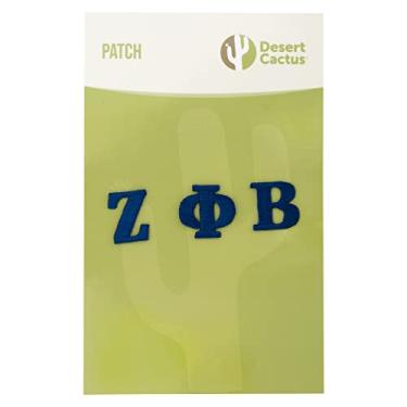 Imagem de Desert Cactus Patch Zeta Phi Beta – Aplique bordado para blazers, jaquetas, mochilas, bolsas, chapéus e equipamentos táticos – Zetas ZPHIB (Pacote 3)