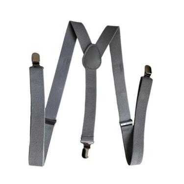 Imagem de Suspensórios Masculino E Feminino Largo 2,5cm - Várias Cores Ref:244 -