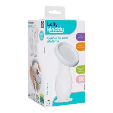 Imagem de Tira Leite Coletor Materno Lolly Em Silicone C/ Base Ventosa Segura Fo