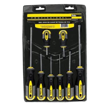 Imagem de Kit com 8 Chaves Fenda/Philips Profissional - EDA