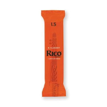 Imagem de Palheta Clarineta Bb 1.5 (Unidade) D'Addario Rico 50/RCA0115 - Dd wood