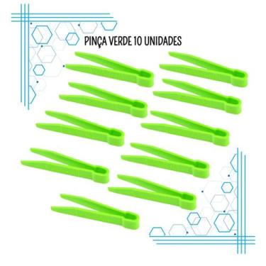 Imagem de Pinça infantil  Verde - Desenvolve a Coordenação motora fina e preensã
