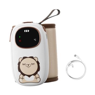 Imagem de simhoa Aquecedor de mamadeira Aquecedor materno Display digital Aquecimento rápido Aquecedor de mamadeira para bebês Aquecedor para viagens, B