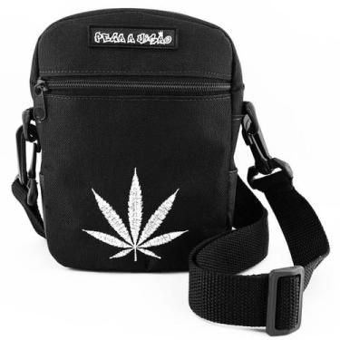 Imagem de Mini Bolsa Lateral Shoulder Bag Pega a Visão Folha Erva - MP Moda Masc