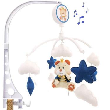 Imagem de Mobile Musical e Giratório Enfeite de Berço Menino Principe Quarto Men