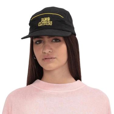 Imagem de Boné Baw Five Panel Fresh Preto/ Amarelo U-Unissex