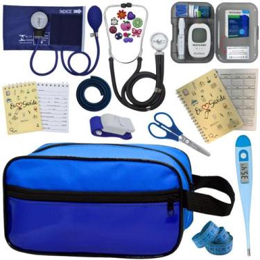 Imagem de Kit Enfermagem Completo Top + Medidor Glicose  - PREMIUM, P.A. MED, IN