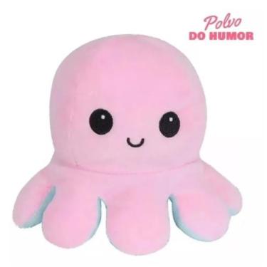 Imagem de Ursinho Polvo Feliz+bravo Tiktok 2 Cores Reversível Macio - s.importer