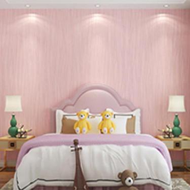 Imagem de Papel De Parede Adesivo Cozinha Banheiro Quarto Listrado Branco Textur