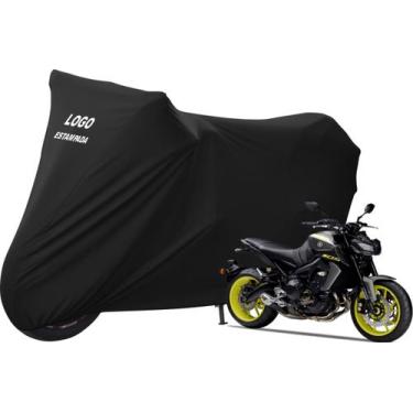 Imagem de Capa De Moto Yamaha MT 09 Sob Medida Com Logo - Mz, Preta