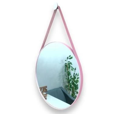 Imagem de Espelho Adnet Lapidado, Alça na cor Rosa, vários tamanhos. - MODART, 7
