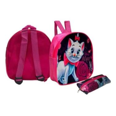 Imagem de Estojo E Lancheira 2 Peças Kit Escolar Infantil Menina Personagem - se