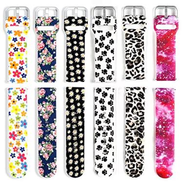 Imagem de Pulseira de substituição compatível com Amazfit GTS 2 Mini/GTS 4 Mini/GTS/GTS2/GTS 2e/GTS, pacote com 4 pulseiras respiráveis flexíveis para Amazfit Bip U Pro/Bip 3 Pro/Bip/Bip Lite/Bip S/Bip S