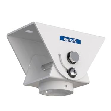 Imagem de QualGear Adaptador de teto suspenso QG-PRO-PM-VCA-W Pro-AV para 3,8 cm, 15,24 cm x 6,04 cm, acessório ajustável para projetor, branco
