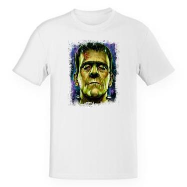 Imagem de Camiseta Unissex  Frankenstein Pintura Colorida - Alearts, P