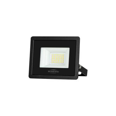Imagem de Refletor Blumenau Led Tech Pro 30w Preto Bivolt 3000k Luz Amarela
