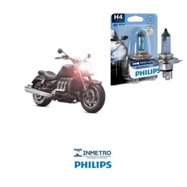 Imagem de Lâmpada Philips BlueVision H4 p/ TRIUMPH ROCKET III ROADSTER