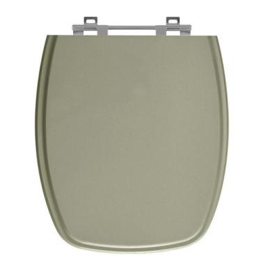 Imagem de Assento Sanitário Primula Plus Cinza Pérola (Escuro) Tampa para Vaso F