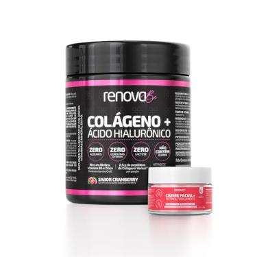 Imagem de 1 Pote Colágeno Verisol + 1 Creme Retinol Noite - Renova Be (216 gramas, Cranberry)