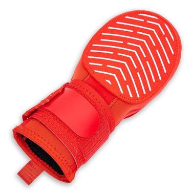 Imagem de GoSports Luvas deslizantes para beisebol e softball, tamanho jovem, luvas de corrida com base protetora para mão direita e esquerda, vermelha