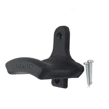 Imagem de Suporte De Parede Parafusado Headset Headphone Preto