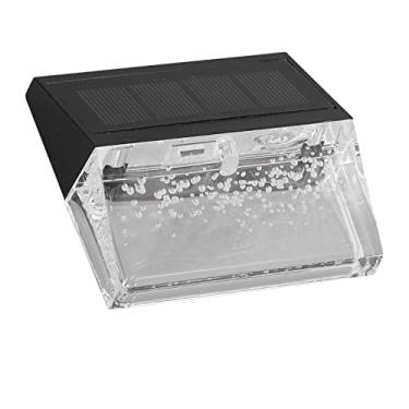 Imagem de Luzes de convés solares, iluminação de convés de controle inteligente ampla aplicação para exteriores para jardim para quintal