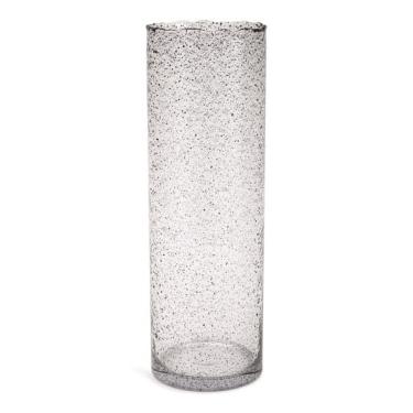 Imagem de Vaso em vidro incolor com pontos preto mart 40CM