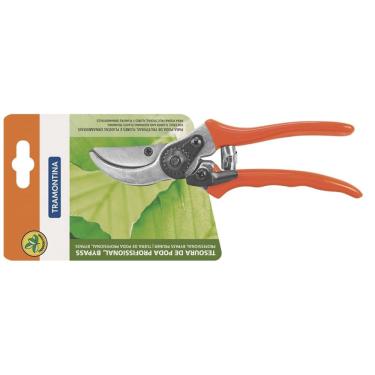Imagem de Tesoura de poda metalica profissional com cabo revestido de plastico encartelado tramontina