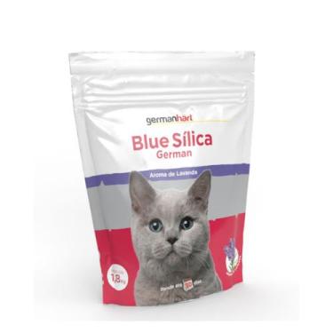 Imagem de Areia Sanitária Pet Gato Cristais Blue Sílica Lavanda 1,8kg - GERMANHA