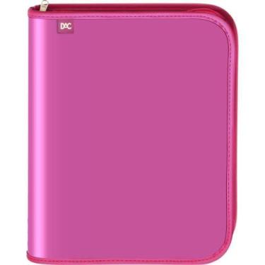 Imagem de Fichário Com Ziper Vision Rosa 48 Folhas Dac Unidade