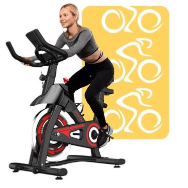 Imagem de Bicicleta Spinning Ergométrica 150Kg Profissional X Monitor - Royalty 