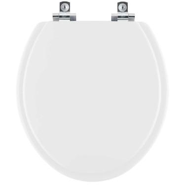 Imagem de Assento Sanitário Com Amortecedor Benfica Branco Para Vaso Luzarte