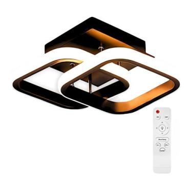 Imagem de Lustre Attract Led Com Controle 110V/220V - Preto - Limed Mogi