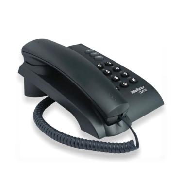 Imagem de Telefone Fixo Intelbras Pleno Sem Chave de Bloqueio Grafite