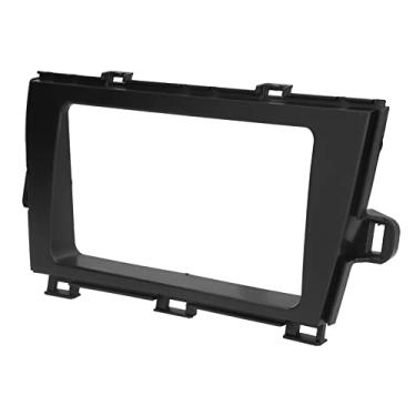 Imagem de 2DIN Car Audio Stereo Fascia DVD CD Player Moldura Preta para Prius RHD ZVW30/35 2009-2011