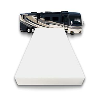 Imagem de FoamRush Beliche de 76,2 cm x 183 cm (76,2 cm x 182,9 cm) de substituição de colchão de espuma de alta densidade, médio firme, suporte de alívio de pressão, caminhão de trailer de viagem, feito nos