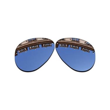 Imagem de Vonxyz Lentes de reposição para óculos de sol Ray-Ban RB3449 59 mm - Revestimento espelhado cromado polarizado