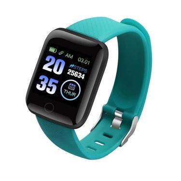 Imagem de Relogio Inteligente Smartwatch D13 Verde Km Kcal
