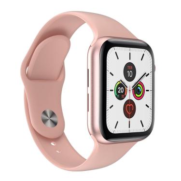 Imagem de Smartwatch T500 Iwo Max Rosa Troca Pulseira Cardíaco