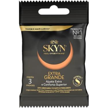 Imagem de SKYN Preservativo Extra Grande Com 3 Unidades Branco