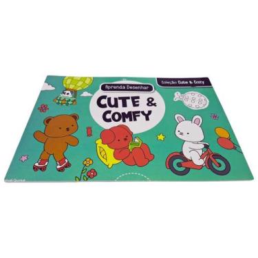 Imagem de Livro Aprenda a Desenhar Cute & Comfy Coleção Cute & Cozy 26x18cm 24 D