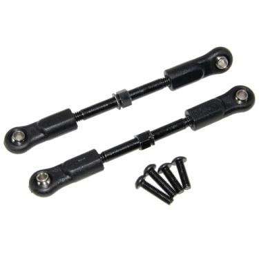 Imagem de LJXSZ EA1019 Steering Servo Link Compatible with JLB Racing Part Cheetah 1/10 11101 21101 J3 Speed Brushless Rc Car Rod Upgrade Accessory(Black)