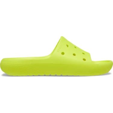 Imagem de Crocs Sandálias unissex para adultos Classic Slides 2.0, Acidez, 43